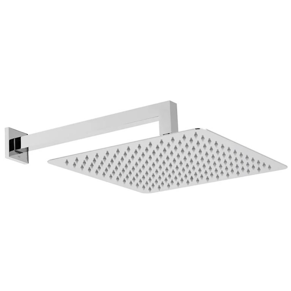 Cutout image of Vado Aquablade Square 300mm Shower Head & Wall-Mounted Shower Arm