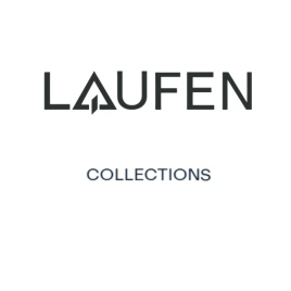 laufen logo with collections in brand font