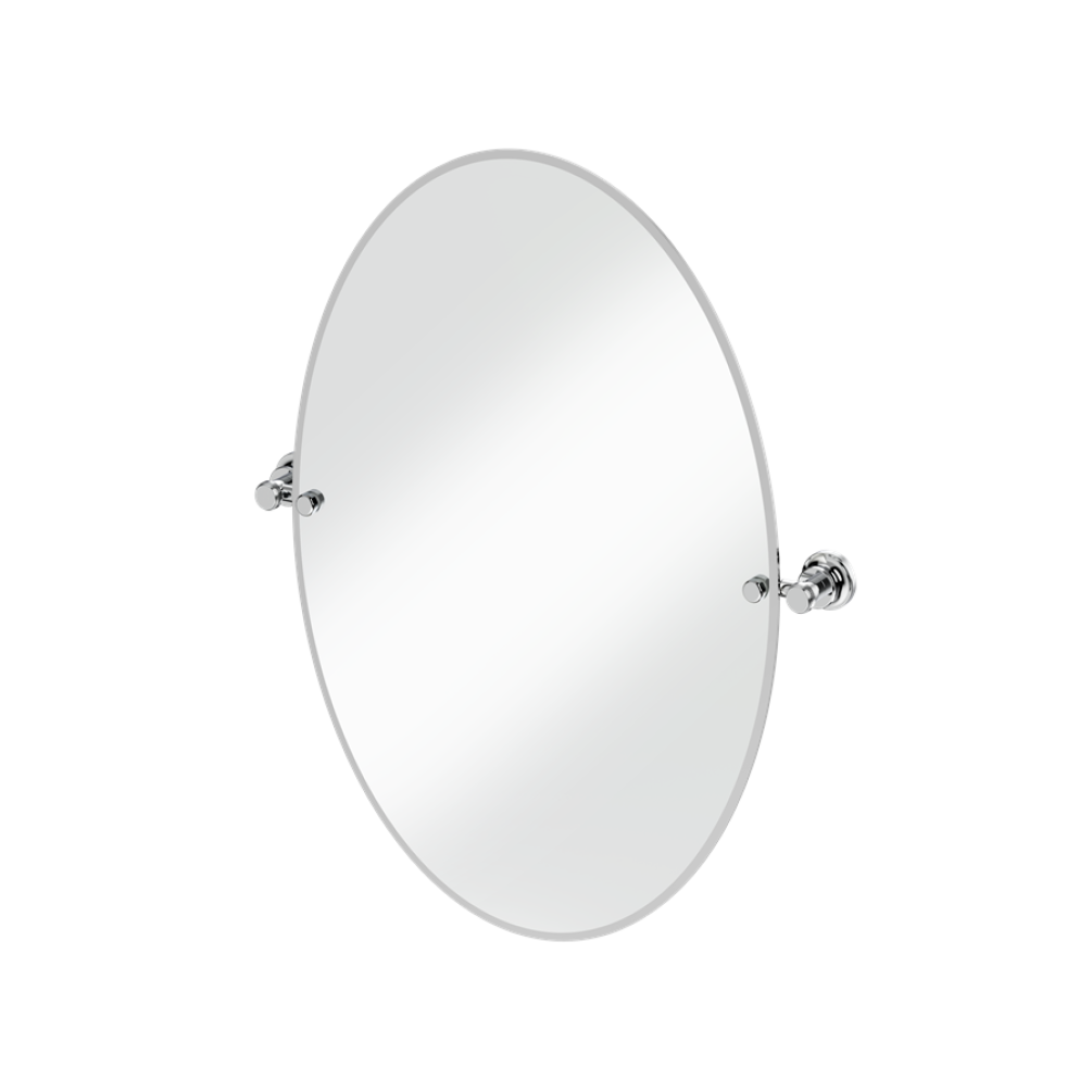 Burlington Oval 500 x 700mm Mirror With 1909 Chrome Fixings