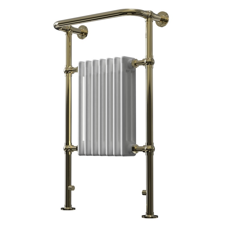 Burlington Trafalgar Gold Radiator Sanctuary Bathrooms