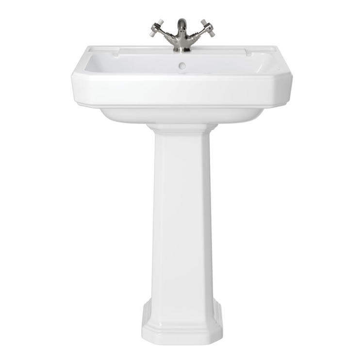 Heritage Hatton 630mm Basin & Pedestal Sanctuary Bathrooms