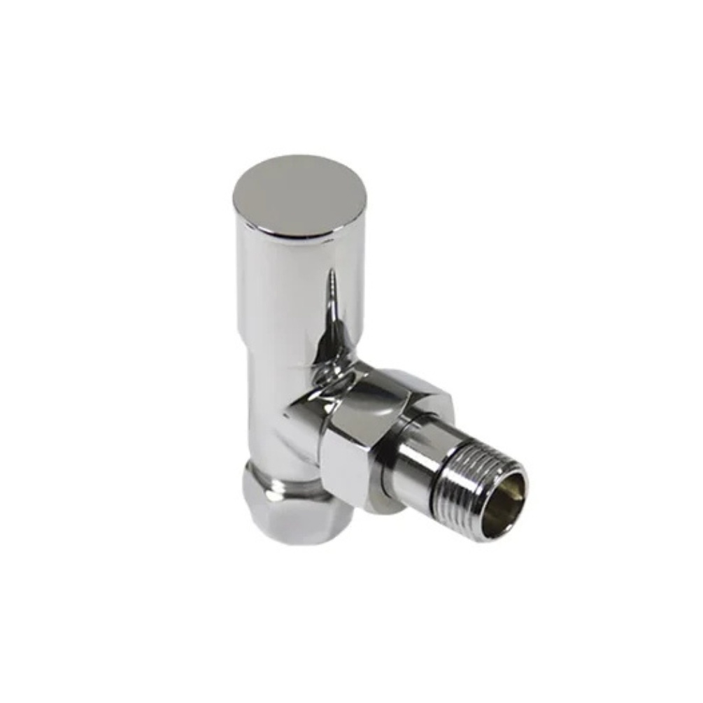 Product cut out image of the Radox Circulus Chrome Angled Valve