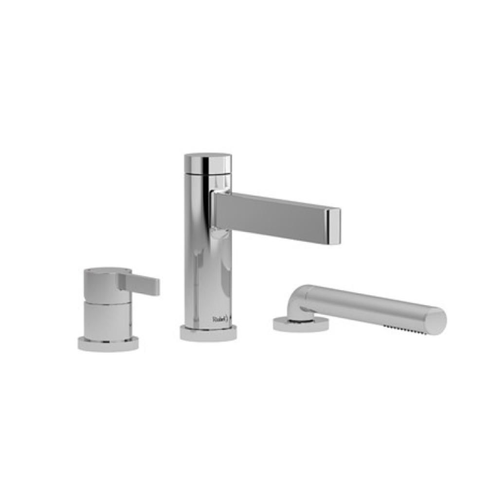 Photo of the Riobel Paradox Deck Mounted Bath Shower Mixer in Chrome