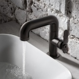 Photo Of Crosswater Union Brushed Black Chrome Mono Basin Mixer