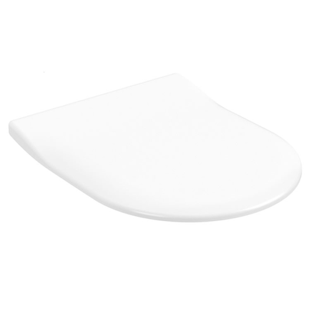 Cutout image of Villeroy & Boch Subway 2.0 Slimline Seat closed.