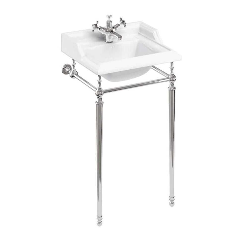 Burlington Classic 510mm Basin With Wash Stand Image 1