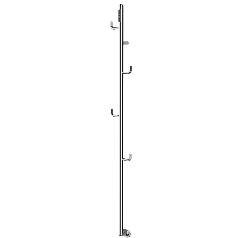 JTP Flo Chrome Electric Designer Towel Radiator Cut Out