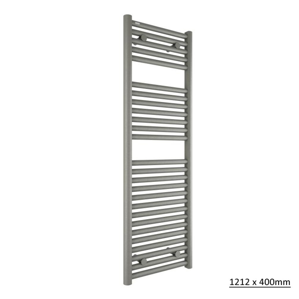 Photo of Tissino Hugo2 Lusso Grey Heated Towel Rail 1212 x 400mm Cutout