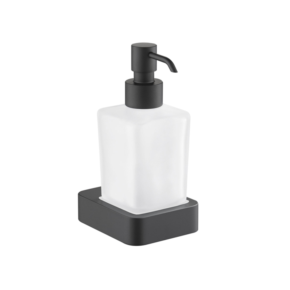 Photo of JTP Hix Matt Black Soap Dispenser