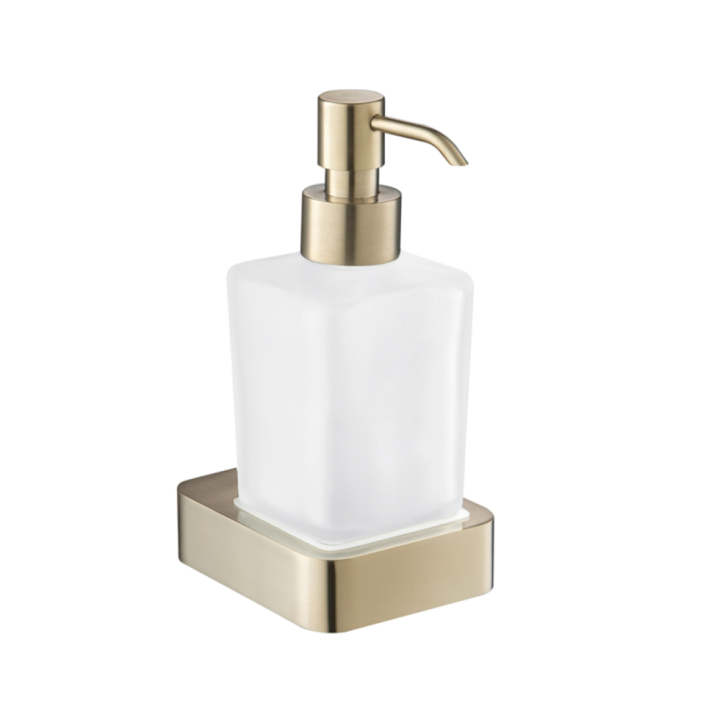 Photo of JTP Hix Brushed Brass Soap Dispenser Cutout
