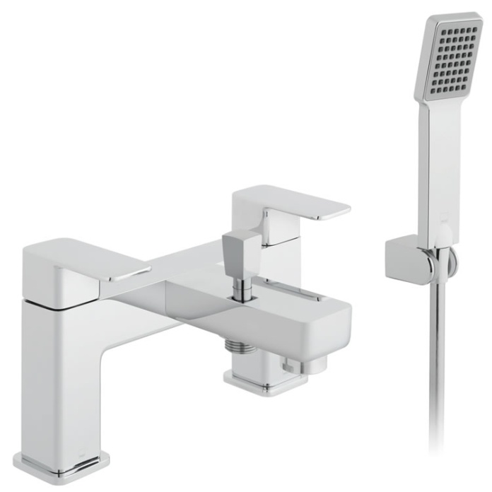Vado Phase Deck Mounted Bath Shower Mixer With Shower Kit Image 1