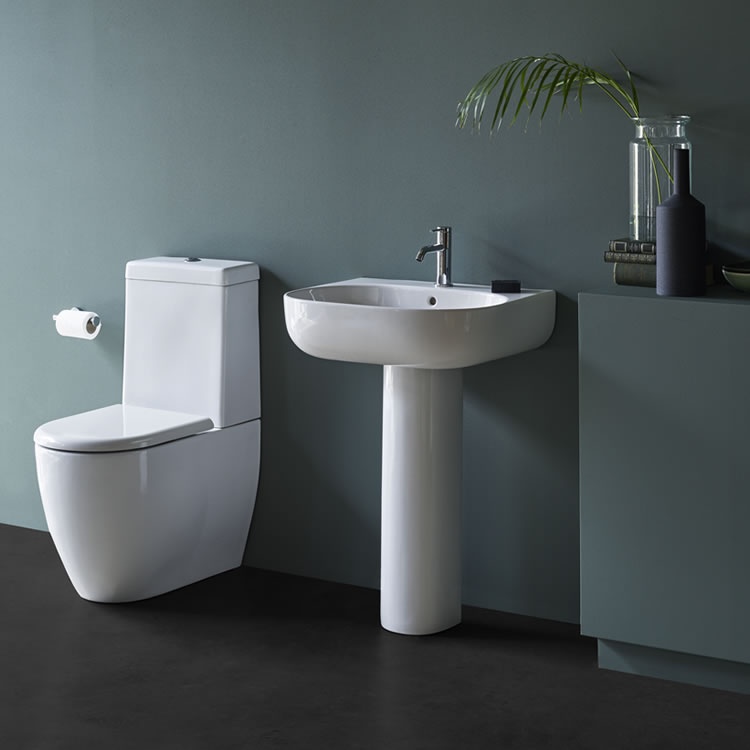 Britton Milan Basin & Close Coupled WC Set Sanctuary Bathrooms