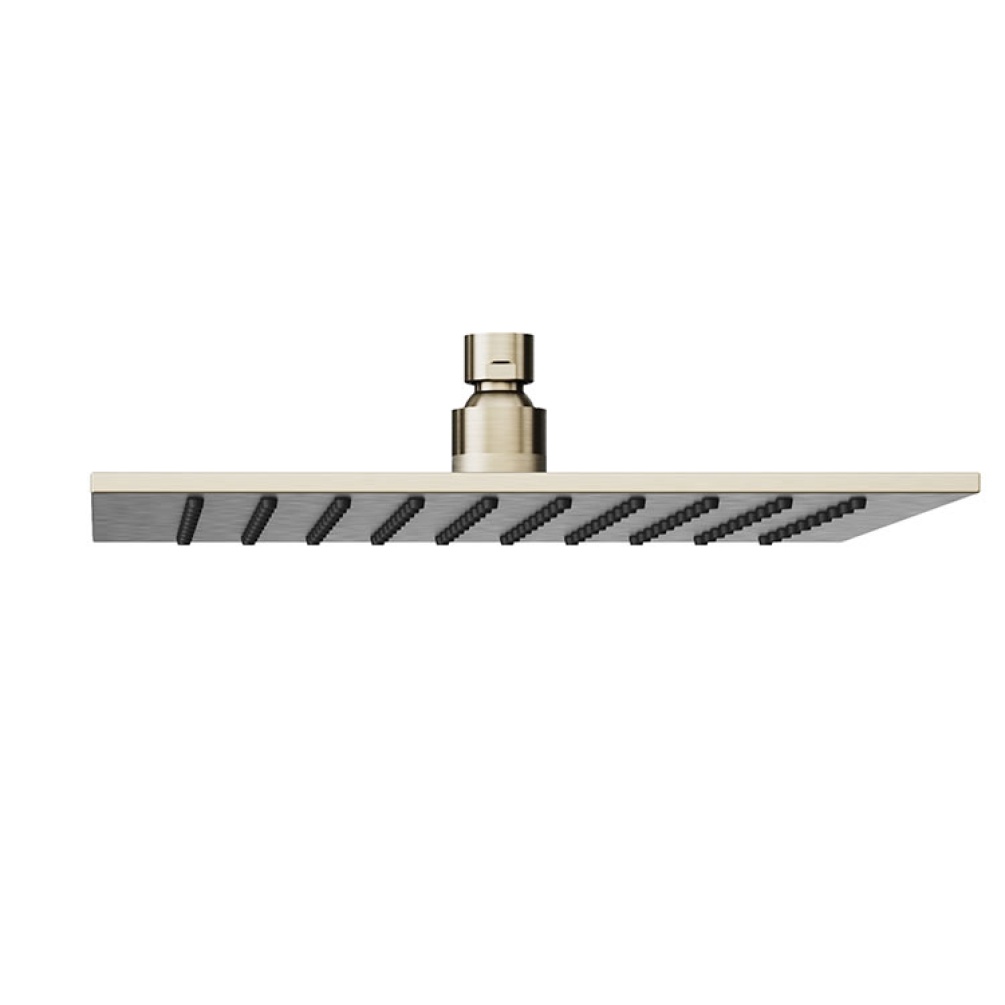 Product Cut out image of the Abacus Emotion Brushed Nickel Square Fixed Shower Head
