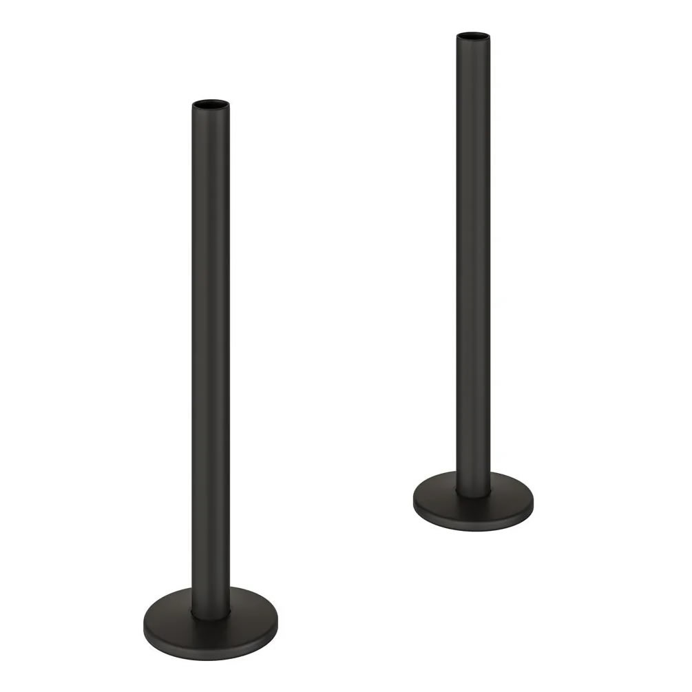 Vado Muse Matt Black Towel Rail Pipe Sleeving Kit