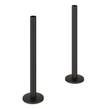 Vado Muse Matt Black Towel Rail Pipe Sleeving Kit