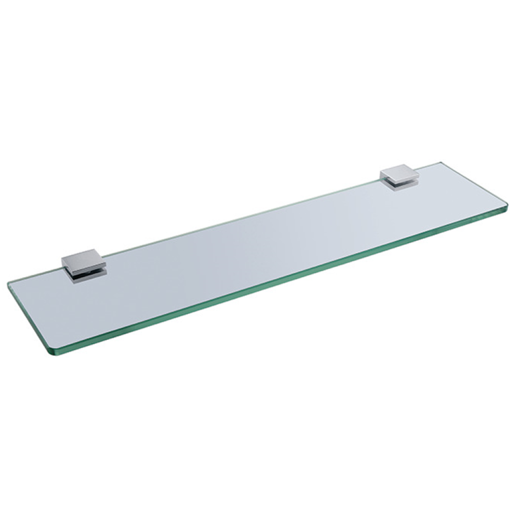 Image of The White Space Legend Chrome Glass Shelf
