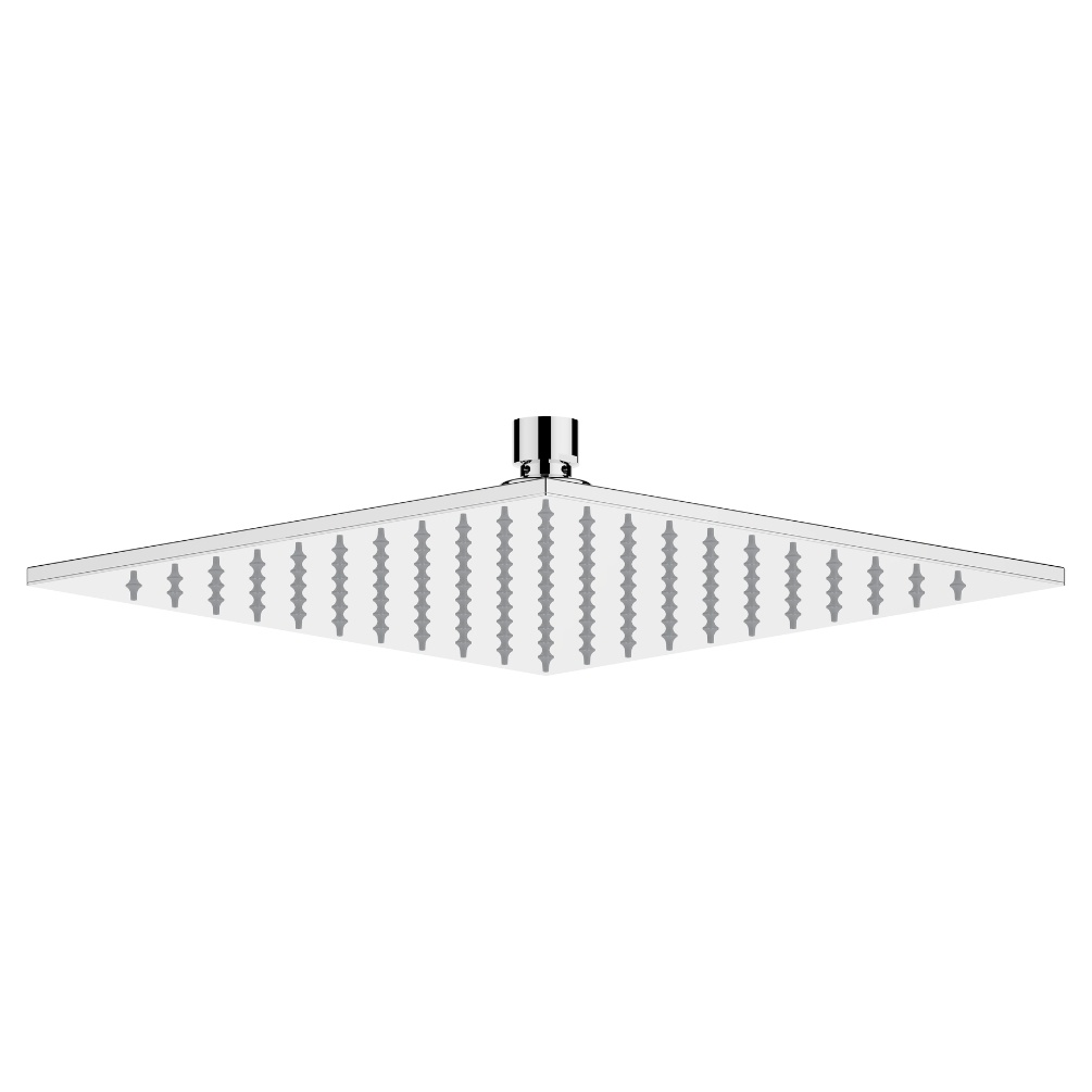 Product Cut out image of the Keuco Chrome Square Shower Head 59986 010202