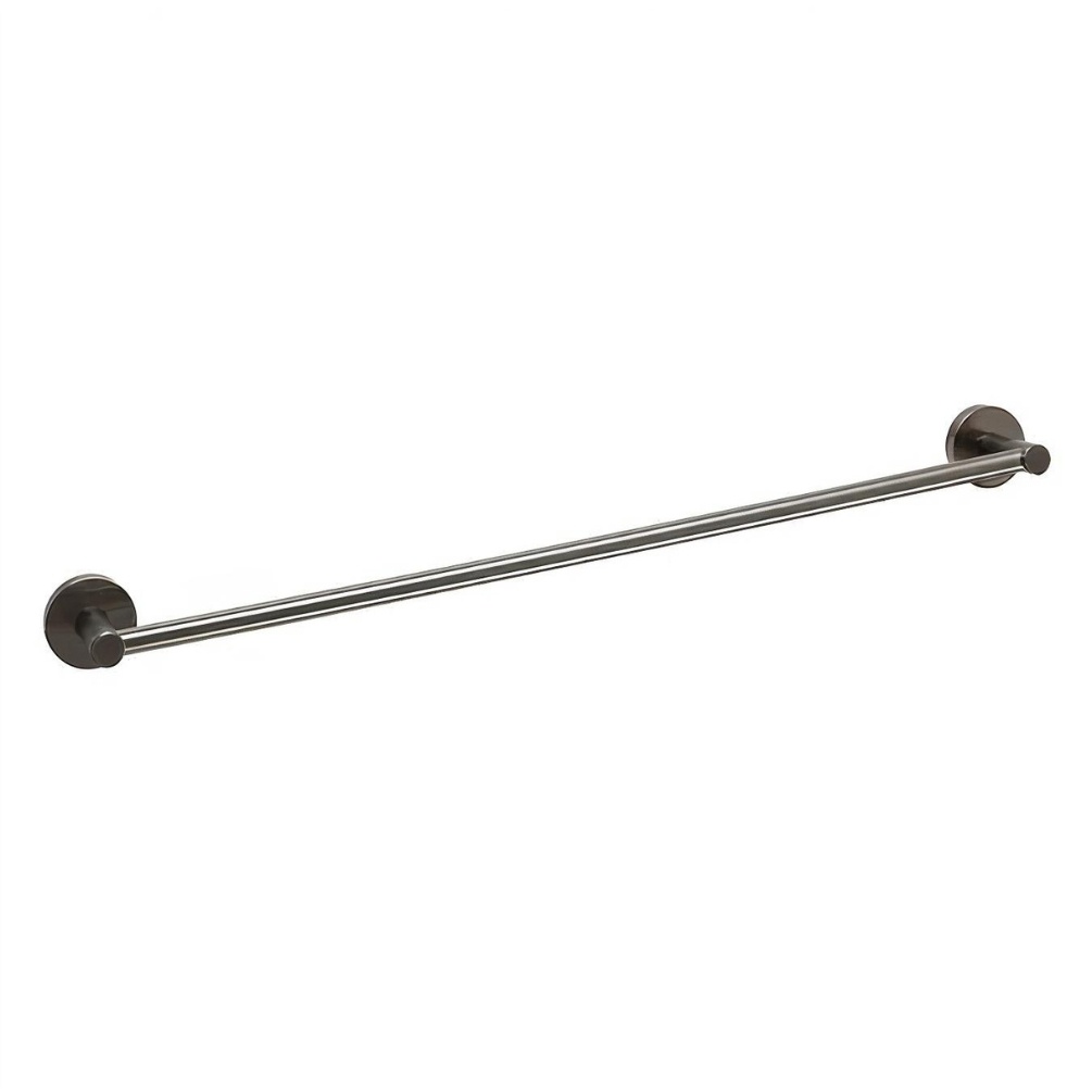 JTP Vos Brushed Black Straight Towel Bar Cutout Image