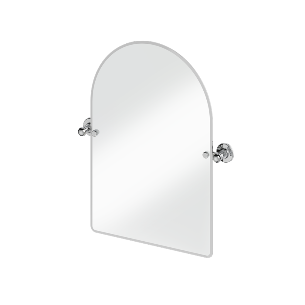Burlington Chrome Arch Mirror With 1850 Fixings