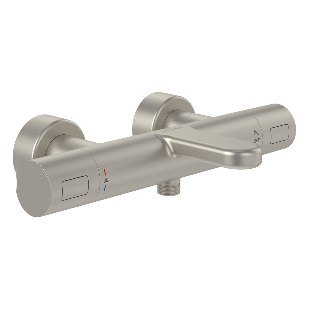 Cutout image of Villeroy & Boch Universal Brushed Nickel Round Bath Shower Mixer