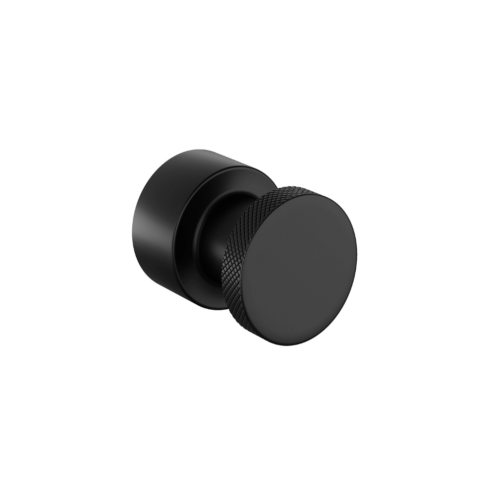Product cut out image of the hib. Zepto Black Robe Hook