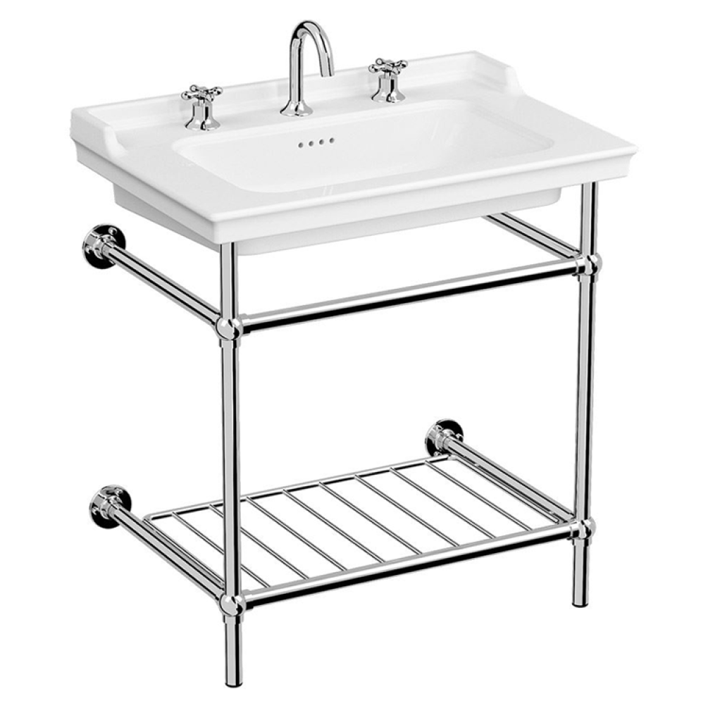 Photo of VitrA Valarte 650mm Vanity Basin & Washstand Cutout