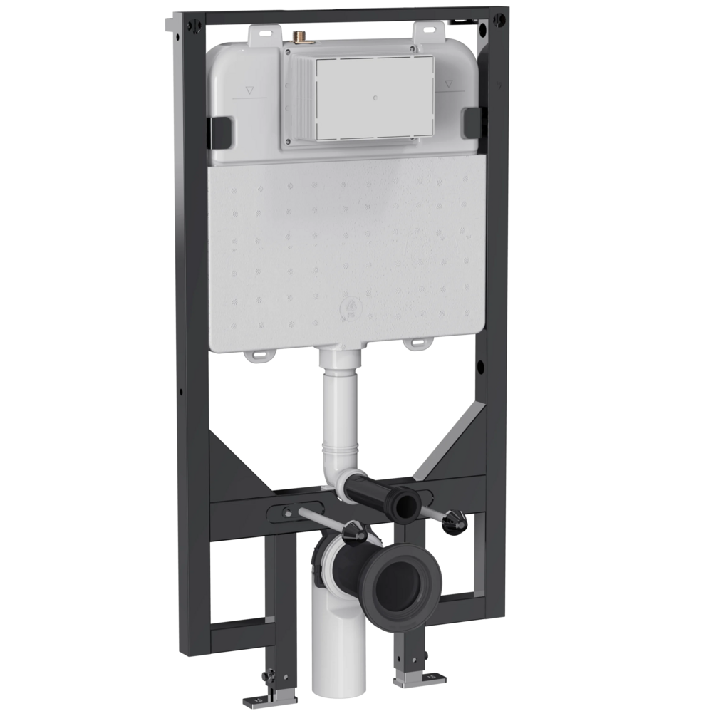Crosswater 1.14m Ultra Slim Wall Hung WC Support Frame