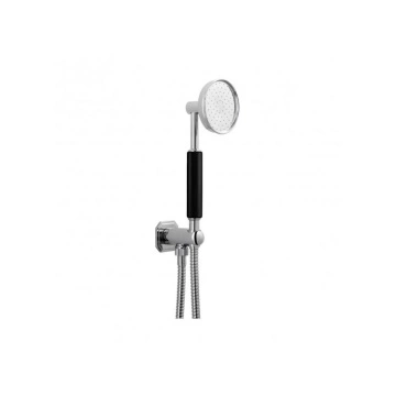 Waldorf Exposed Thermostatic Shower with White Lever Handle and 8