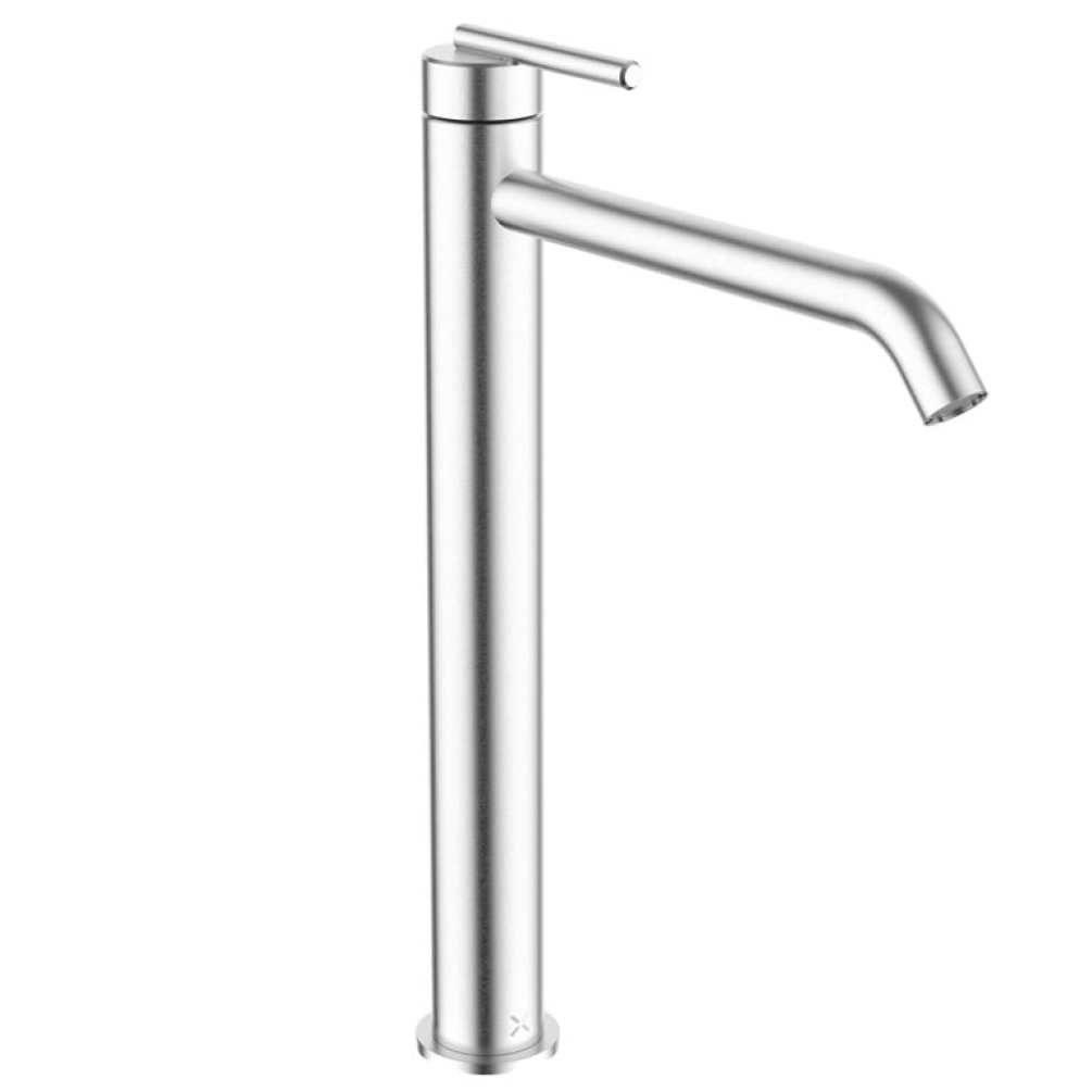 Crosswater 3ONE6 Lever Stainless Steel Tall Basin Monobloc