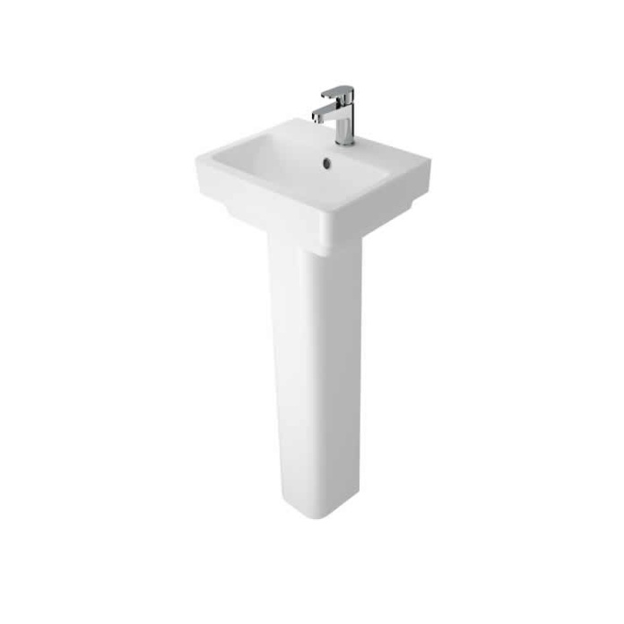 Photo of The White Space 450mm Basin & Full Pedestal