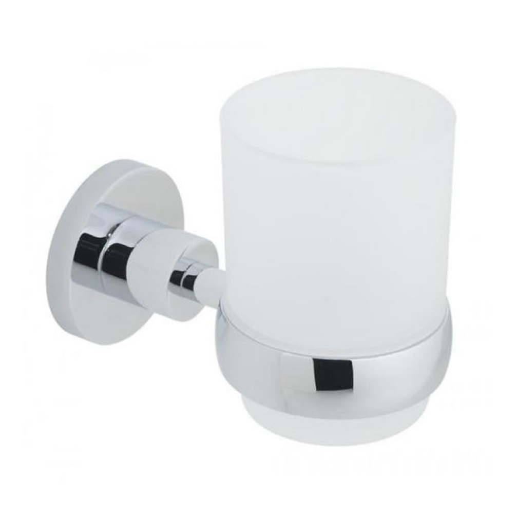 Vado Elements Frosted Glass Tumbler & Holder Image 1