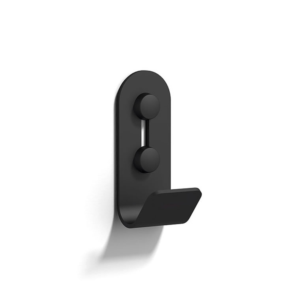 Cutout image of Origins Living Sonia Quick Single Hook Black.