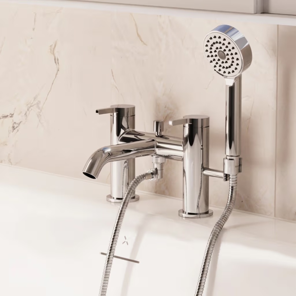 Crosswater Mada Chrome Bath Shower Mixer Lifestyle