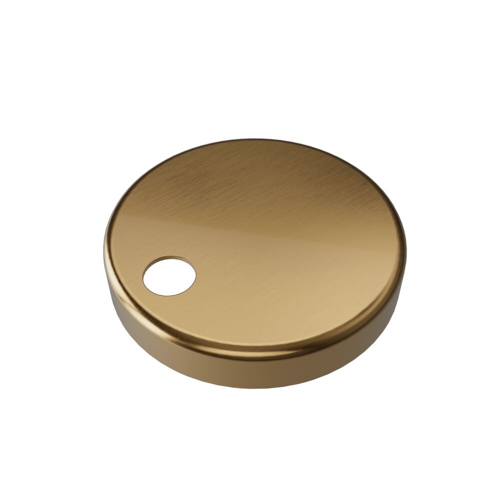 Crosswater Kai Brushed Brass Toilet Seat Hinge Covers (Pair)