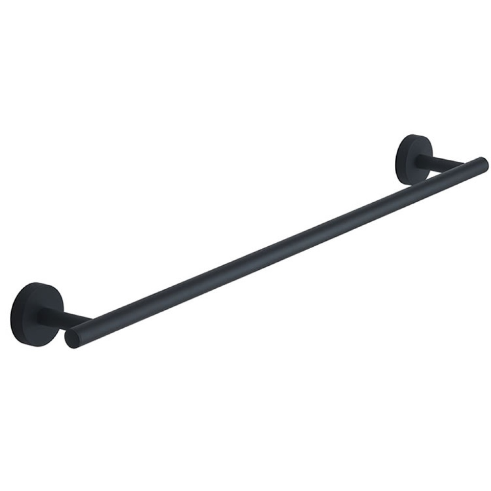 Cutout image of Origins Living Gedy Eros Towel Rail 60cm matt black.