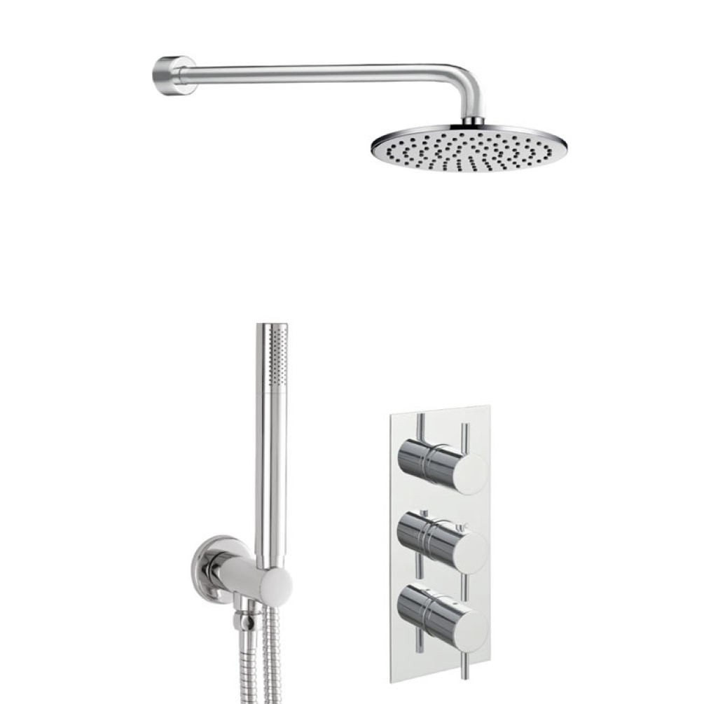 JTP Florence Thermostatic Shower Pack With Head & Handset