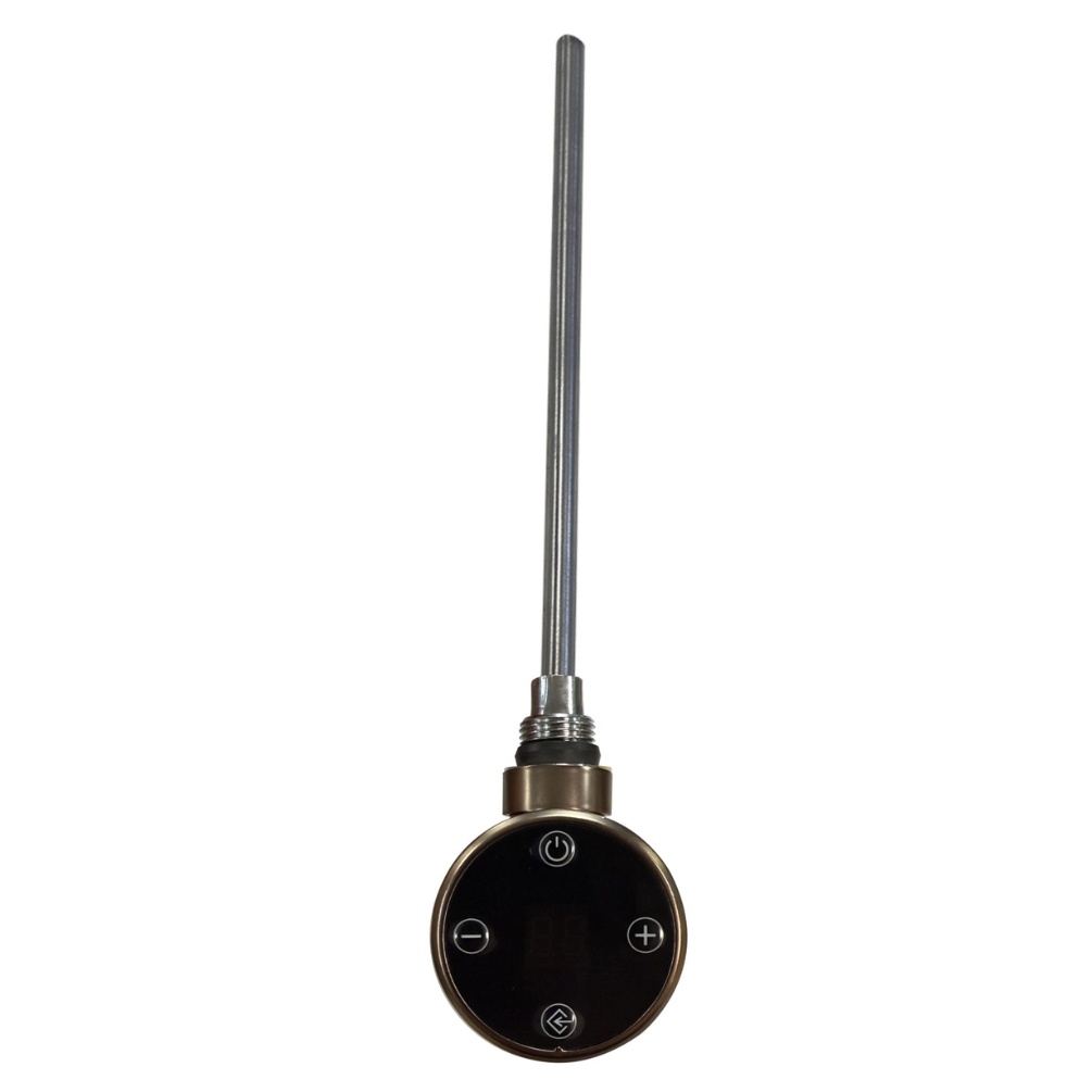 JTP 200W Brushed Bronze Electric Thermostat Heating Element Cut Out