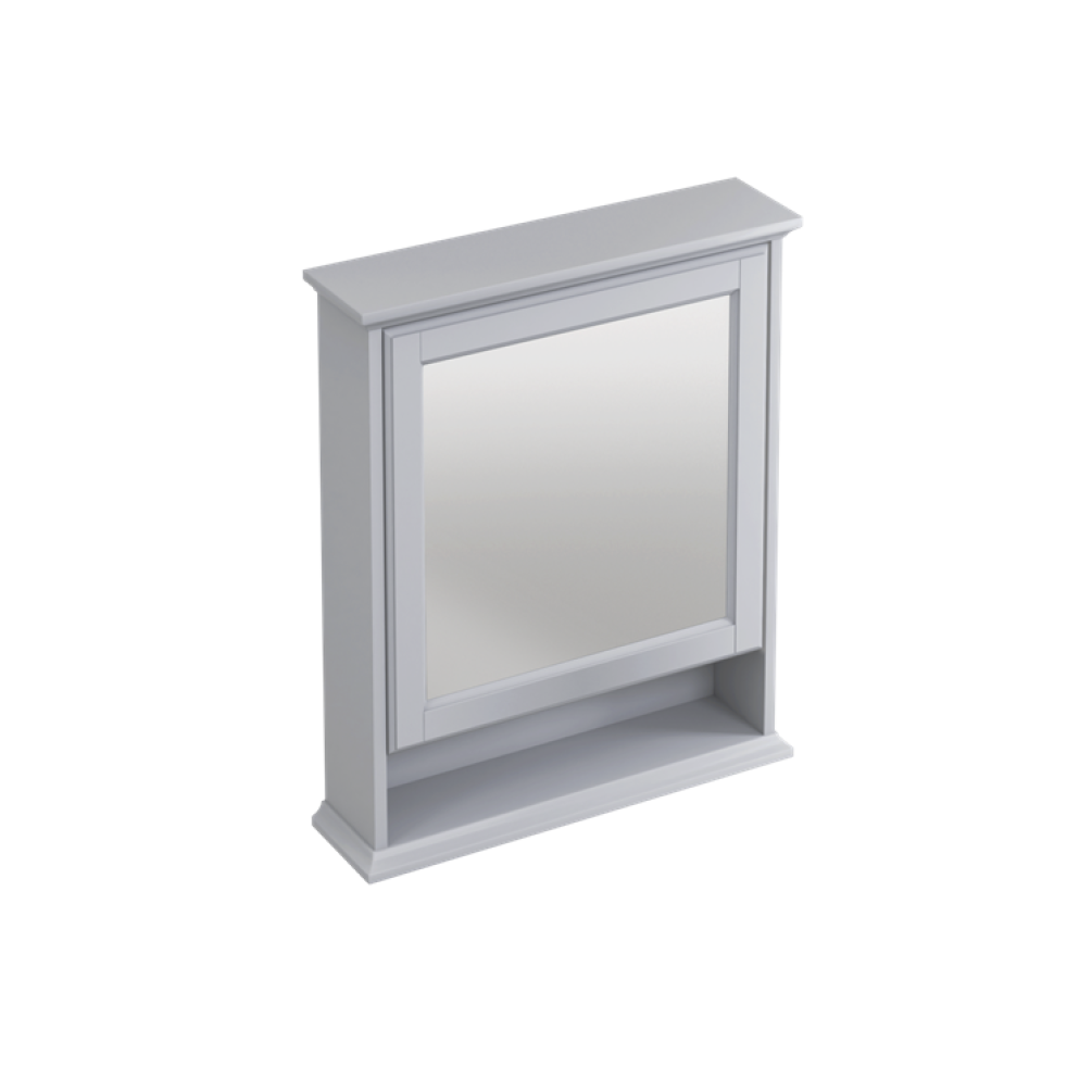 Product Cut out image of the Burlington Classic Grey 600mm Mirror Cabinet