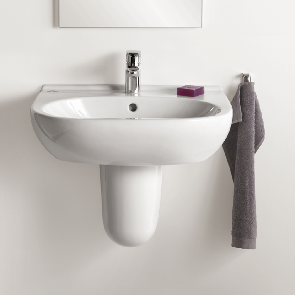 Lifestyle Photo of Villeroy and Boch O.Novo 600mm Basin & Semi Pedestal