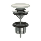 Cutout image of Villeroy & Boch White Alpin Click-Clack Basin Waste