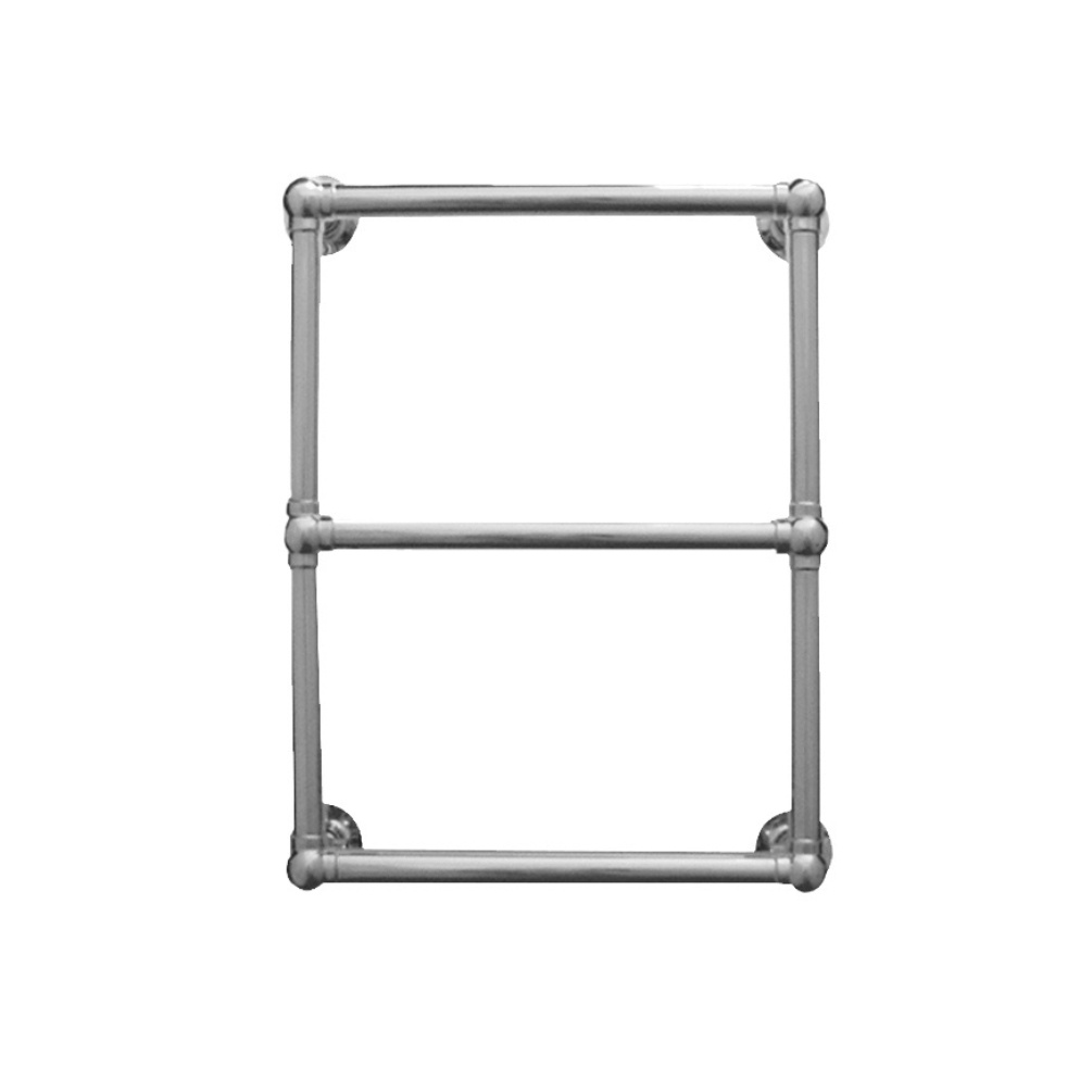 Cut out image of the The Sussex Range by JIS Fletching 635mm x 520mm Polished Stainless Steel Electric Towel Rail