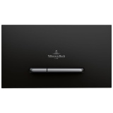 Cutout image of Villeroy & Boch ViConnect Matt Black Dual Flush Plate