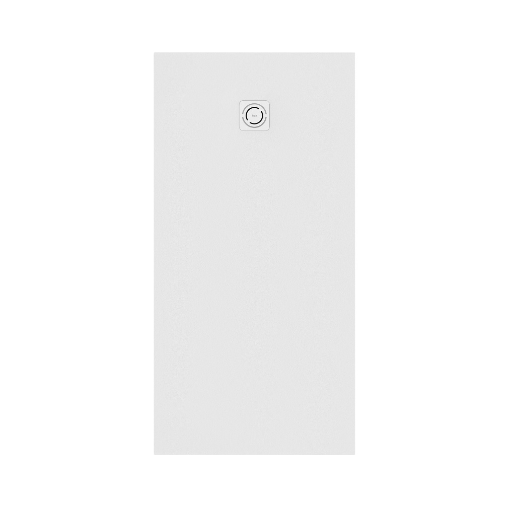 Image of the Roca Terran-N Stonex 1400mm x 700mm White Shower Tray with Waste