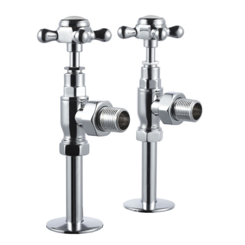 Product Cut out image of the Burlington Angled Radiator Valves