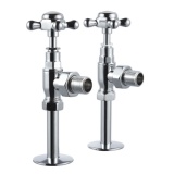 Product Cut out image of the Burlington Angled Radiator Valves