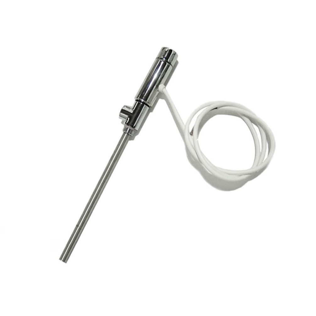 Product cut out image of The Sussex Range by JIS Cylindrical Adjustable Element in Polished or Satin Chrome - Element and T-piece only - CYLDFK/ CYLDFK200/400/600-S/P