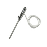 Product cut out image of The Sussex Range by JIS Cylindrical Adjustable Element in Polished or Satin Chrome - Element and T-piece only - CYLDFK/ CYLDFK200/400/600-S/P