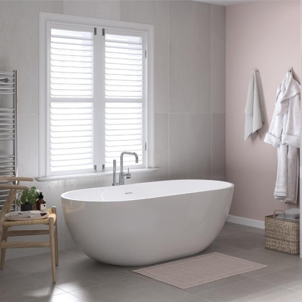 Product Lifestyle image of Tissino Tanaro Acrylic Freestanding Bath TTN-001