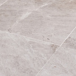 image of square stone bathroom tiles grey colour laid on floor