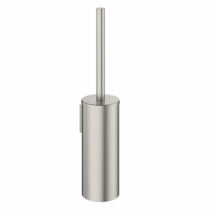 Product Cut out image of the Crosswater MPRO Brushed Stainless Steel Toilet Brush Holder